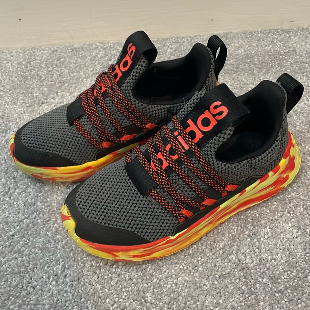 ADIDAS BOYS LITTLE KID LITE RACER ADAPT 7 SLIP ON SNEAKER SIZE 11k